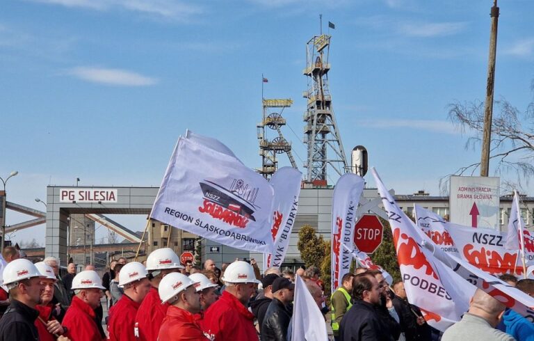 Solidarność popiera strajk podziemny w PG „Silesia”